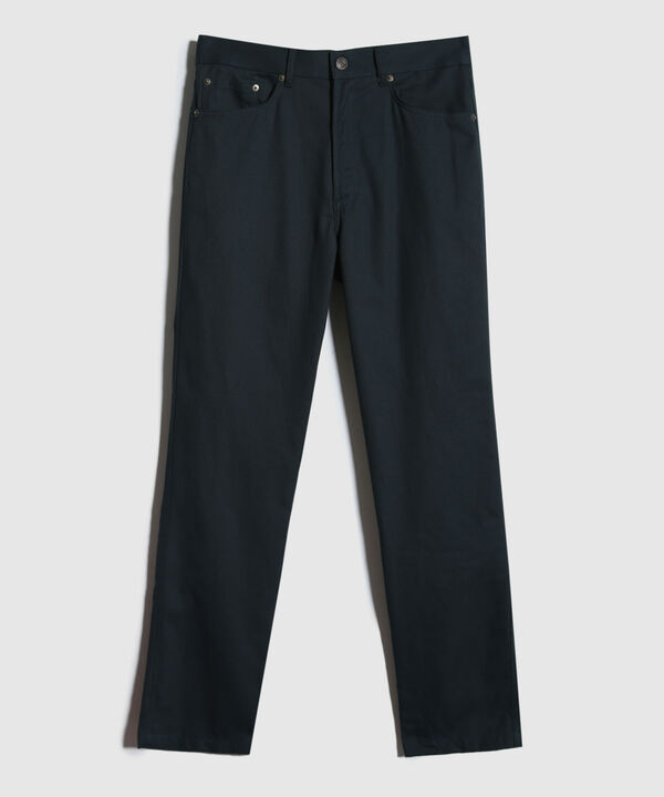 Pantalon Unicolor, 5 Bolsillos