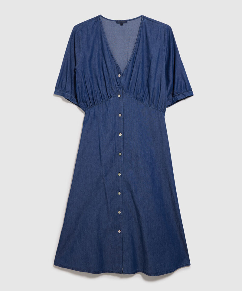 Vestido Largo En Denim