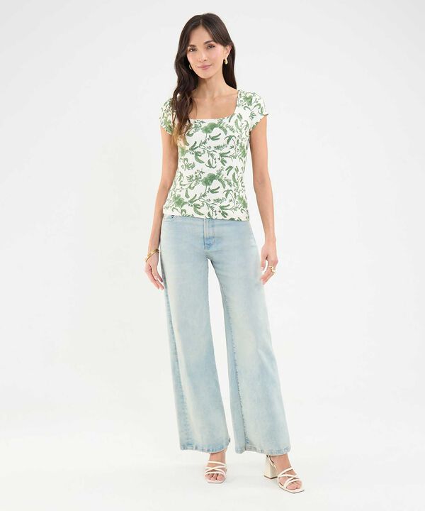 Blusa Estampado Botánico image number null