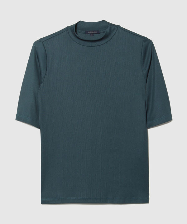 Camiseta Manga Corta Acanalada