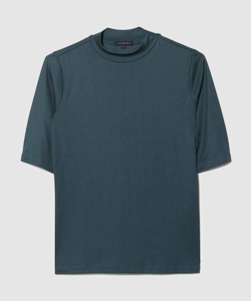 Camiseta Manga Corta Acanalada
