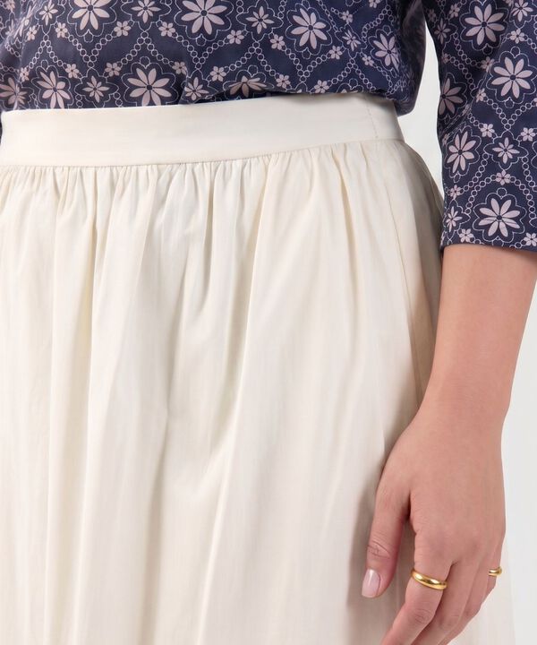 Falda Larga De Cintura Alta Para Mujer Curvy