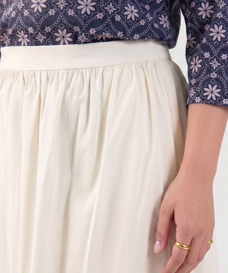 Falda Larga De Cintura Alta Para Mujer Curvy