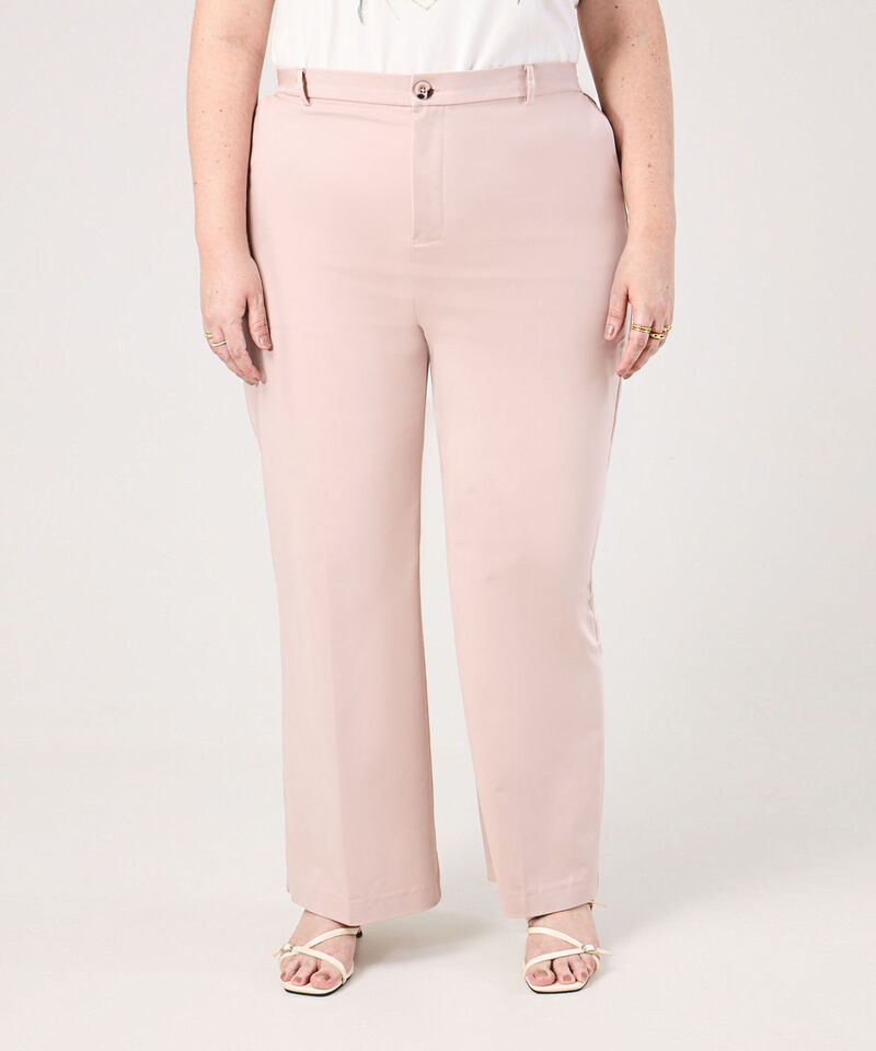 Pantal&oacute;n Recto Sastrero Para Mujer Curvy