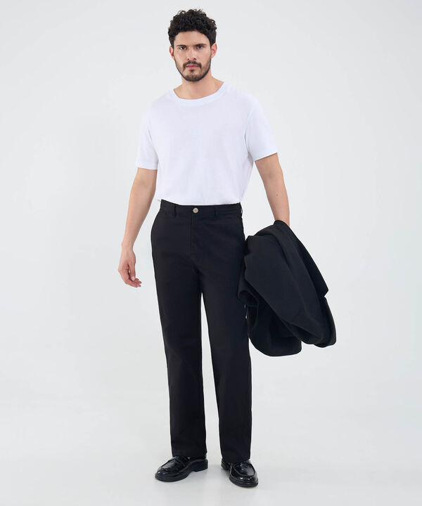 Pantalon Regular Para Hombre image number null