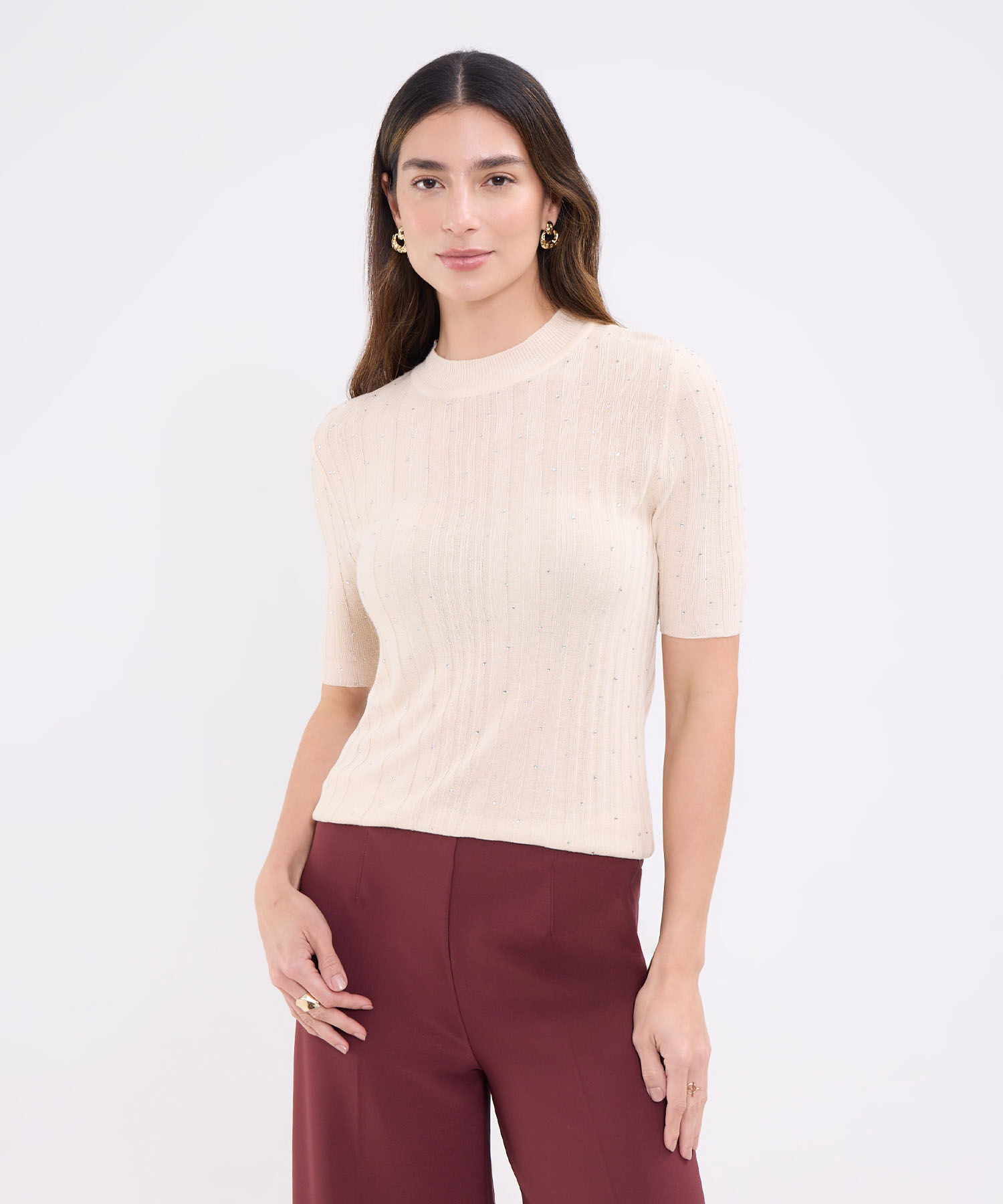 Saco manga corta para mujer