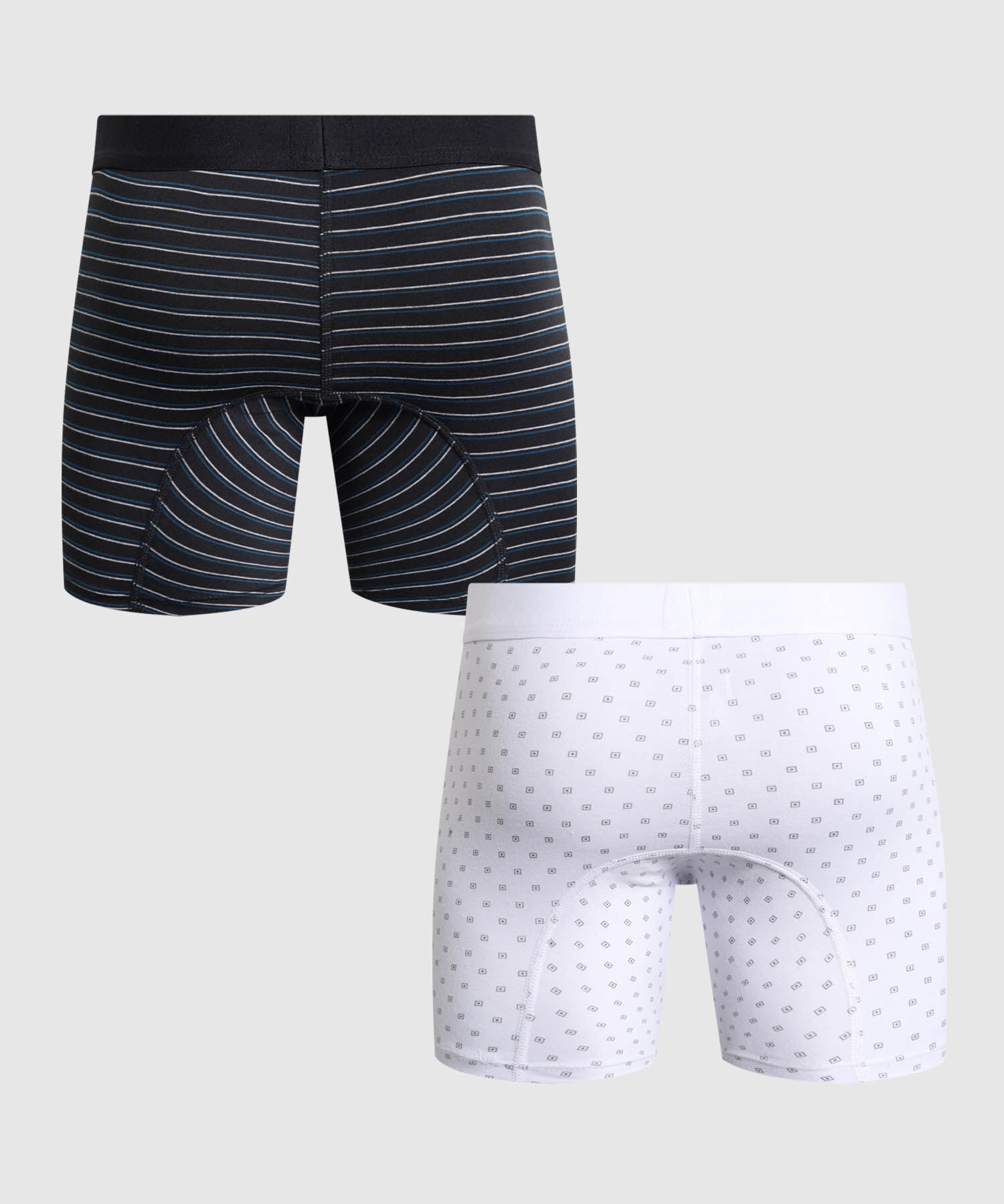 Set X2 B&oacute;xers Medios Estampados Para Hombre