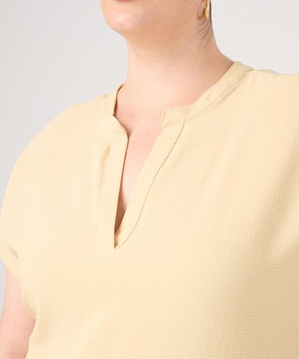 Blusa Con Cuello En V Para Mujer Curvy