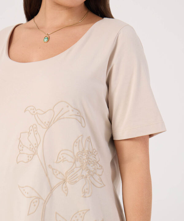 Camiseta Con Estampado Para Mujer image number null