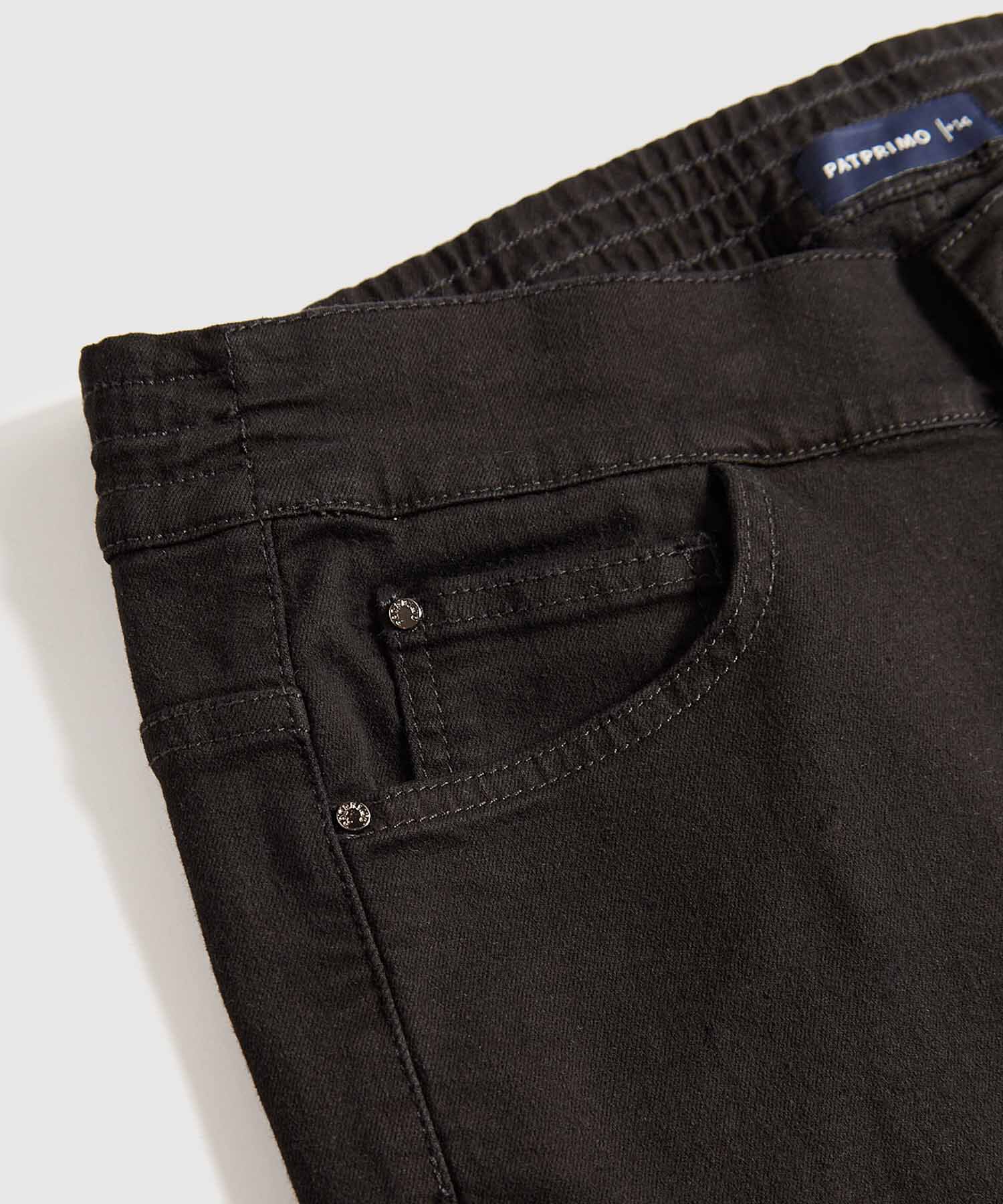 Jean Straight Crop Con Pedreria Para Mujer