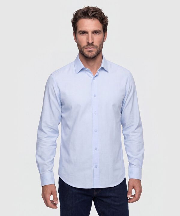 Camisa Manga Larga Unicolor  image number null
