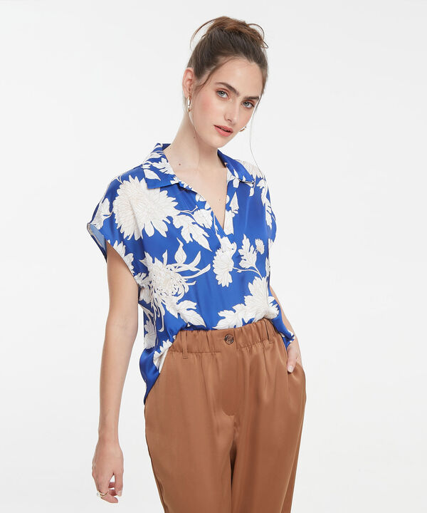 Blusa A Manga Corta Corrida image number null