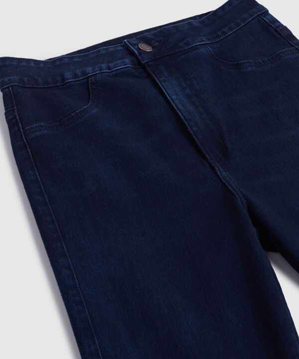Jegging Fleare Tono Azul Oscuro image number null