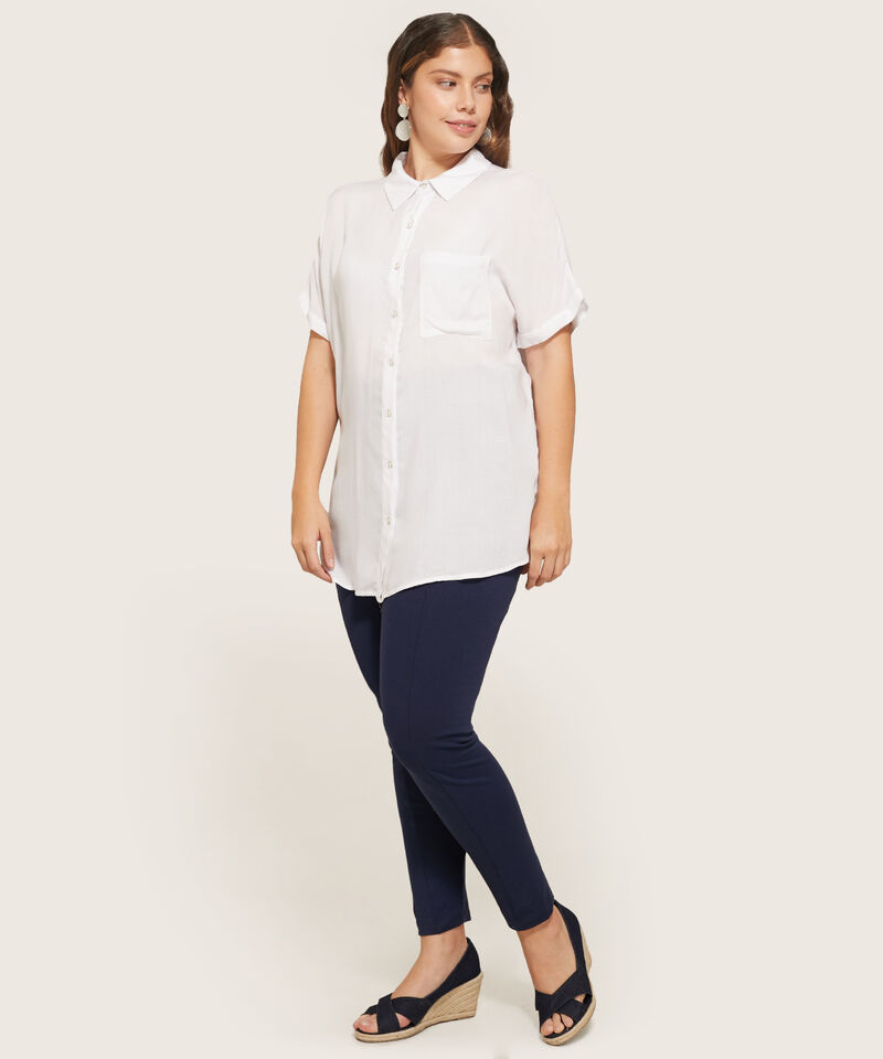 Camisa Manga Corta Unicolor