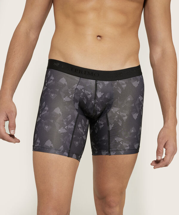 Boxer Medio Estampado En Microfibra  image number null