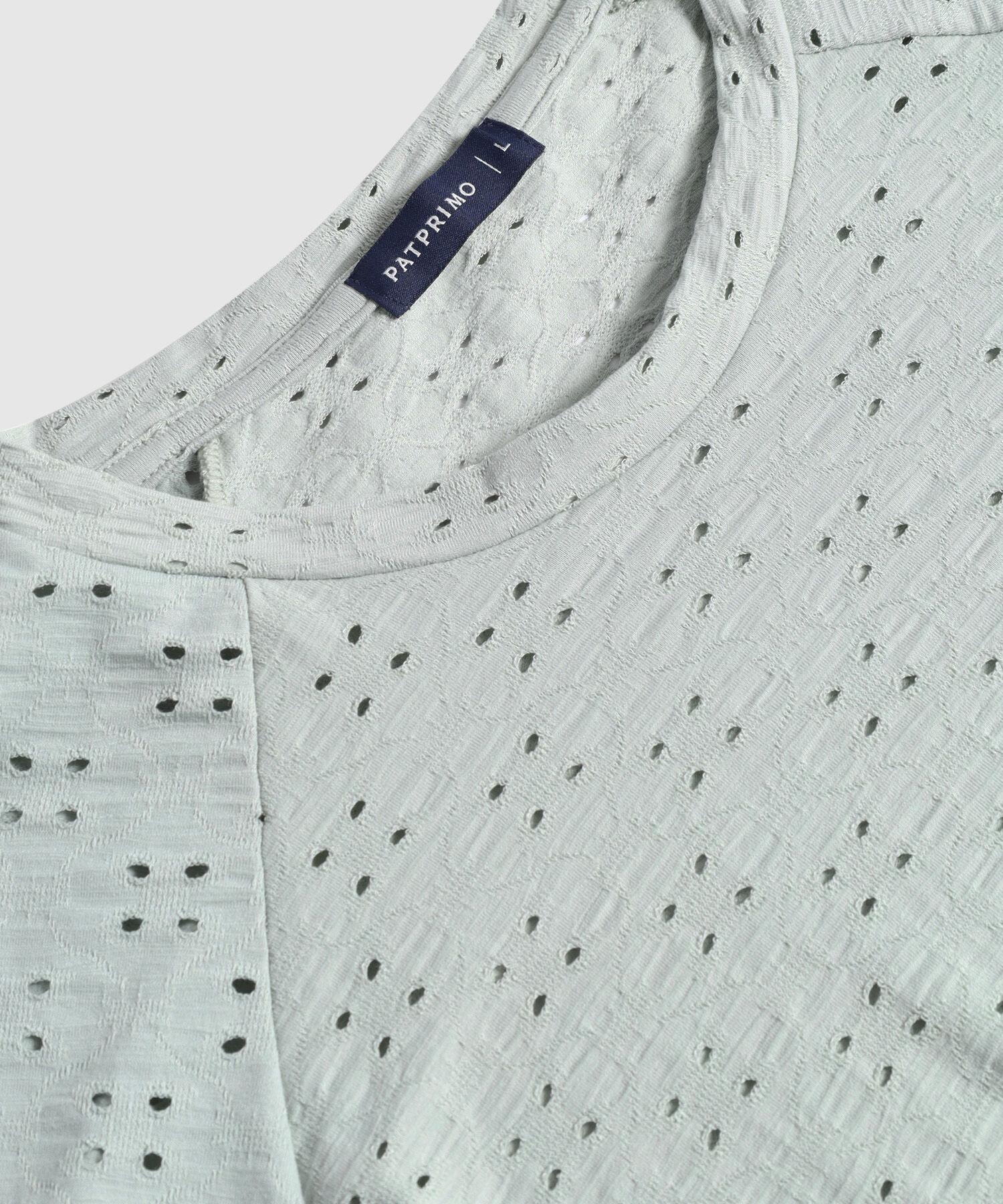 Camiseta Para Mujer con Ojalillos