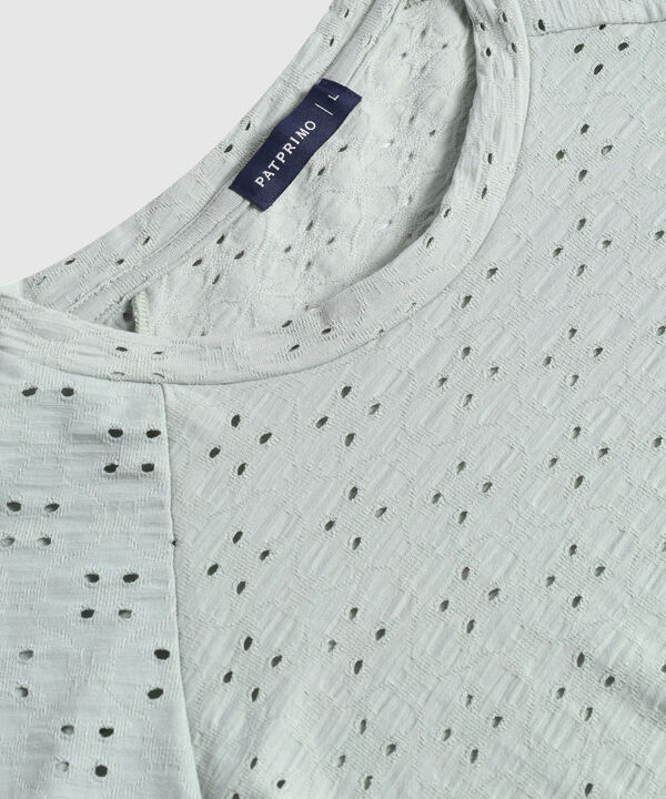 Camiseta Para Mujer con Ojalillos image number null