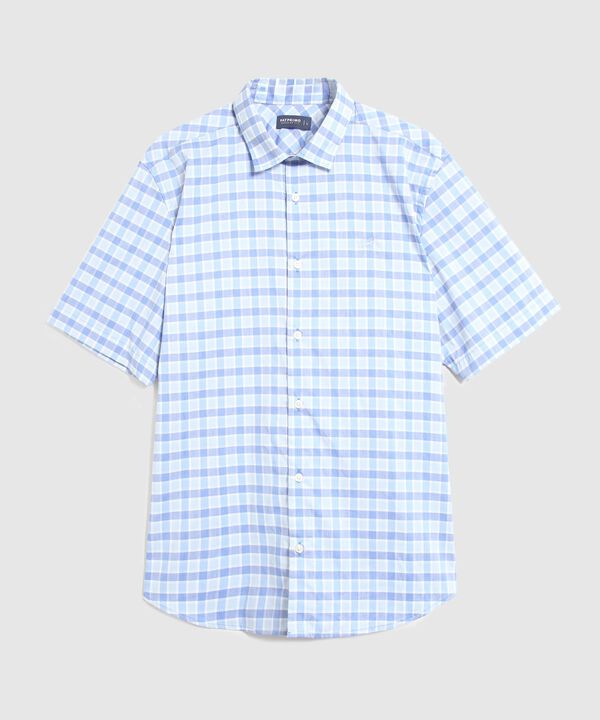Camisa Manga Corta A Cuadros image number null