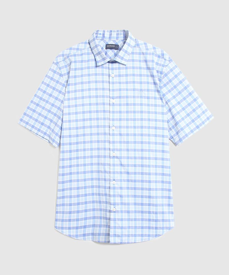 Camisa Manga Corta A Cuadros