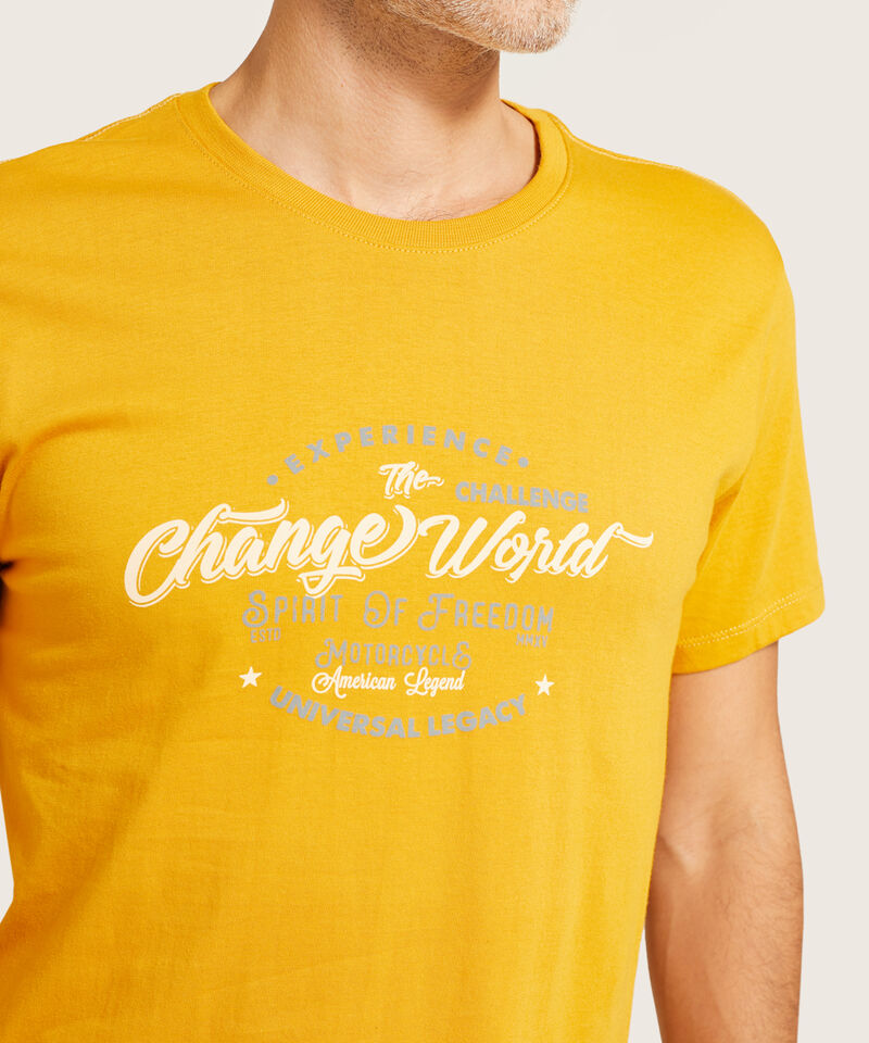 Camiseta Manga Corta Estampada