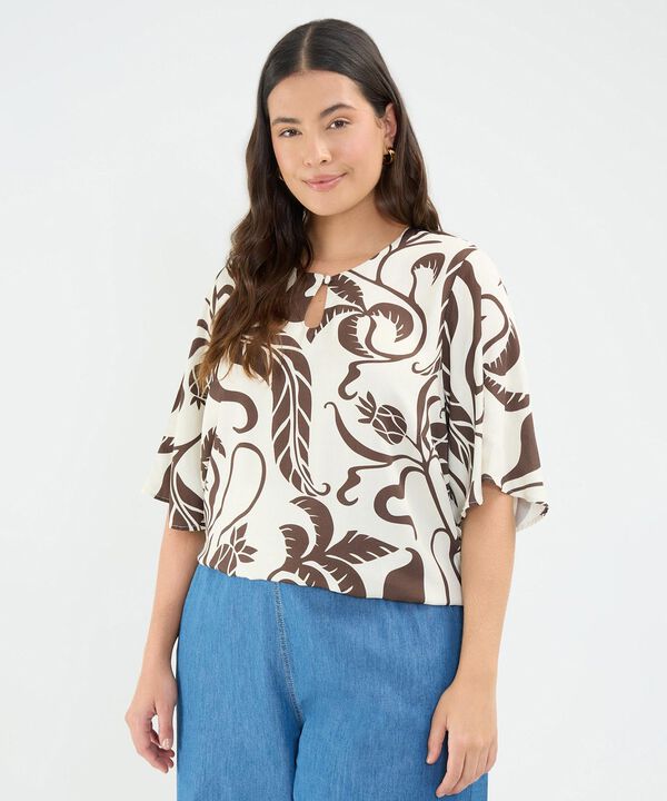 Blusa Estampado Botánico image number null