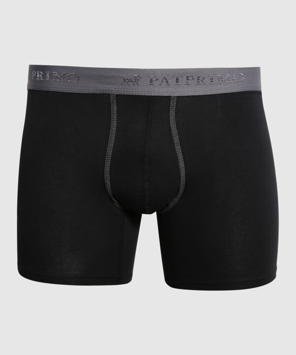 Boxer Para Hombre Con Detalles Tejidos En Contraste image number null
