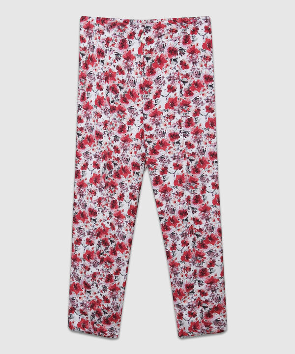 Pantalón Recto Estampado