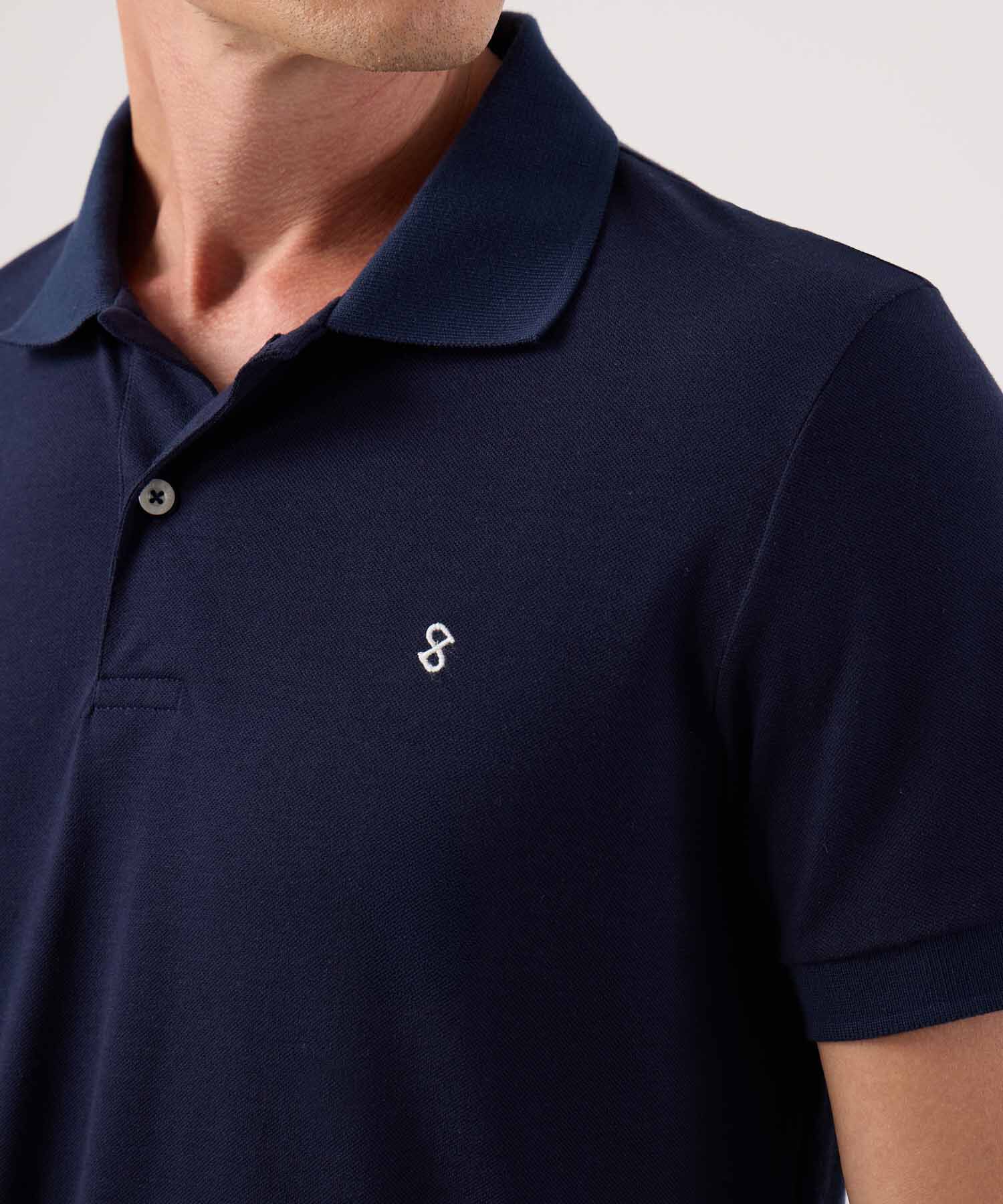 Polo Cuello Duro Unicolor