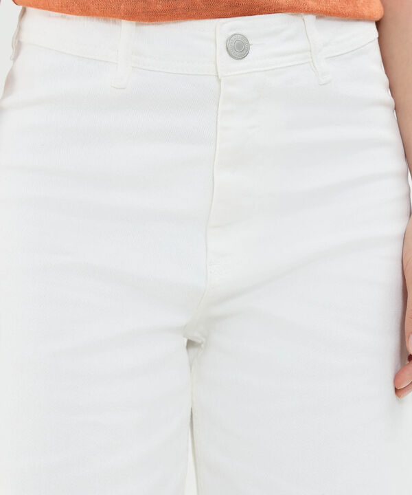 Jeans Culotte Tono Blanco image number null