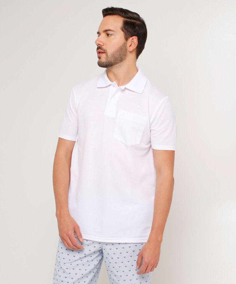 Polo Básica Blanco