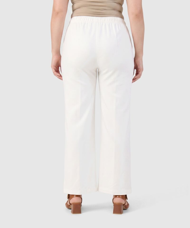 Pantal&oacute;n Wide Leg Con Cord&oacute;n Para Mujer Curvy