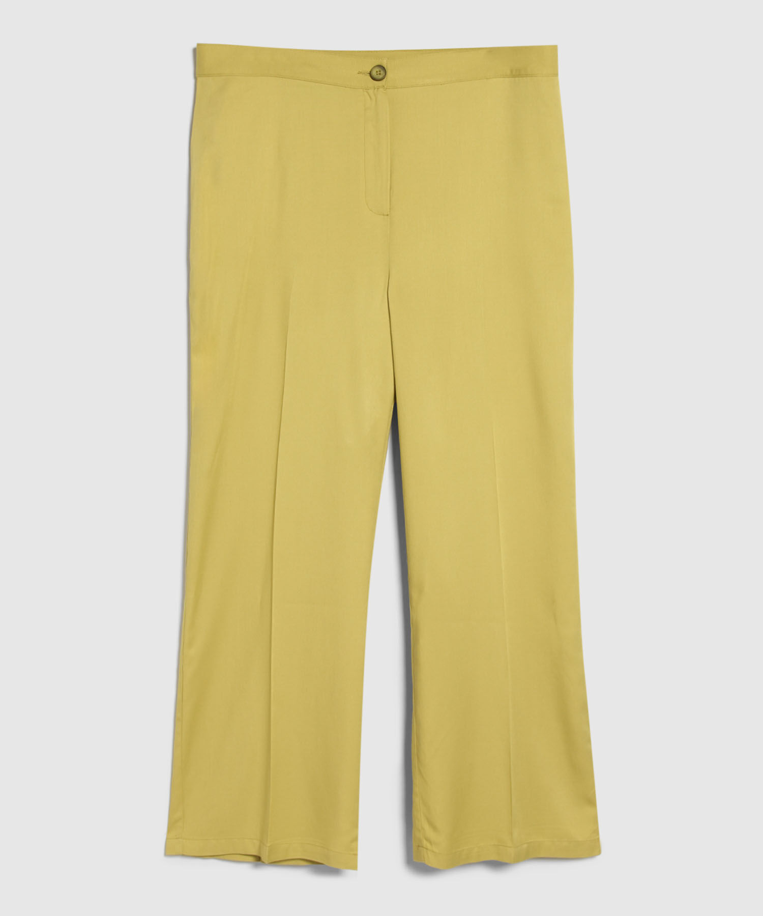 Pantalón Amplio Con Quiebre