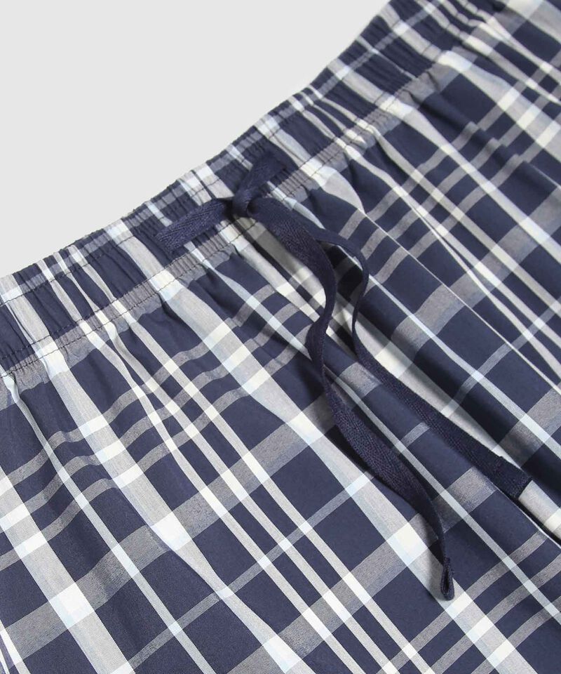 Conjunto Pijama Camiseta Manga Corta Y Pantaloneta Preteñida Para Hombre