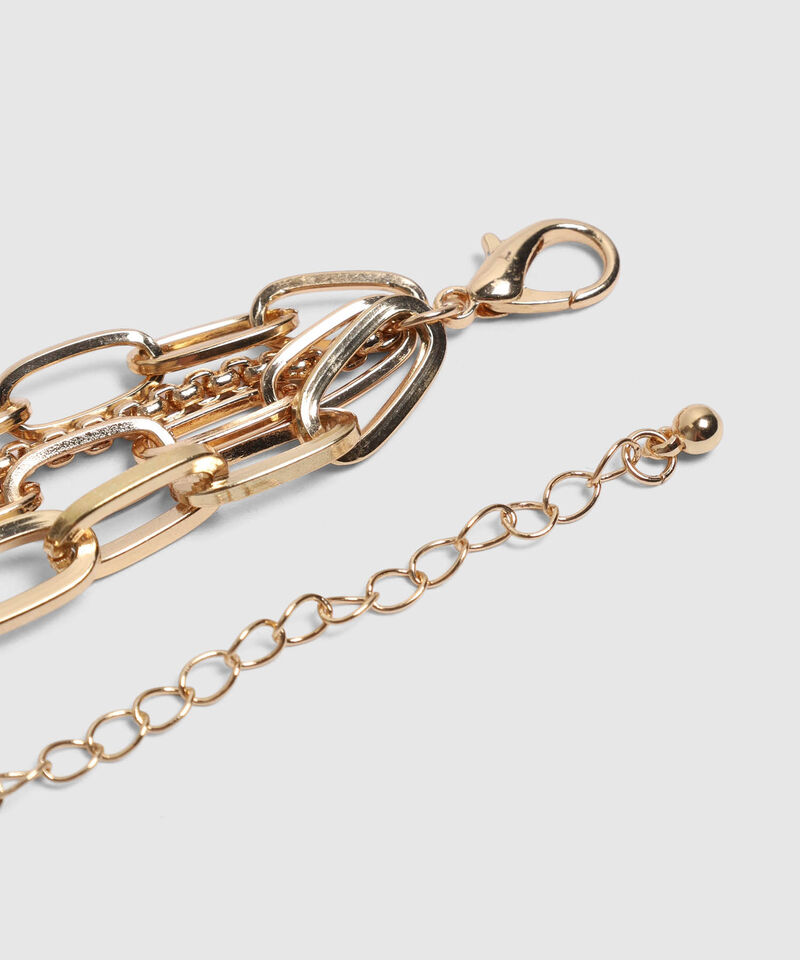 Set de Collar Multicapa y Aretes para Mujer