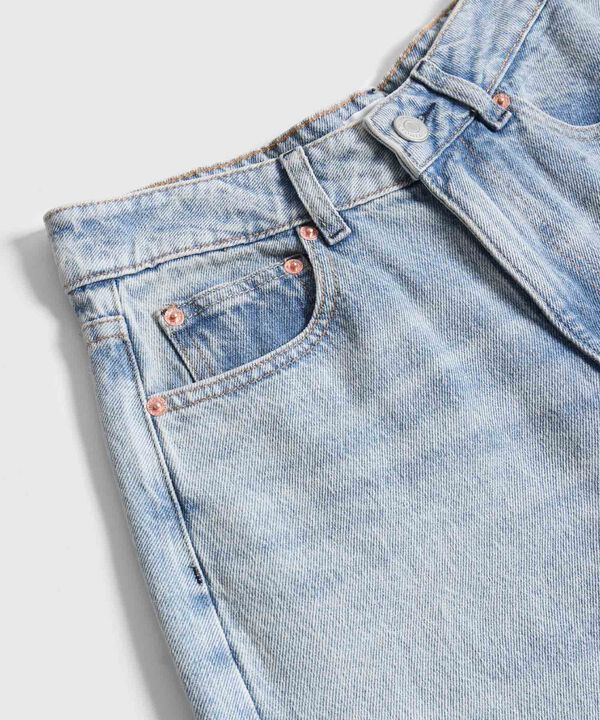 Jeans Wide Leg De Tiro Alto Para Mujer