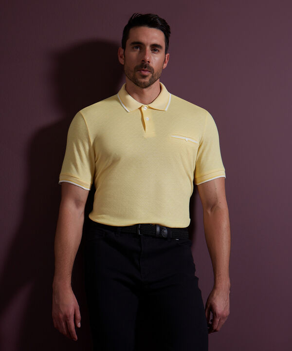Polo Cuello Tejido Sin Banda image number null