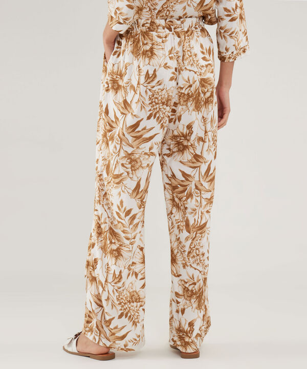 Pantalon Estampado, Bolsillos En Costados