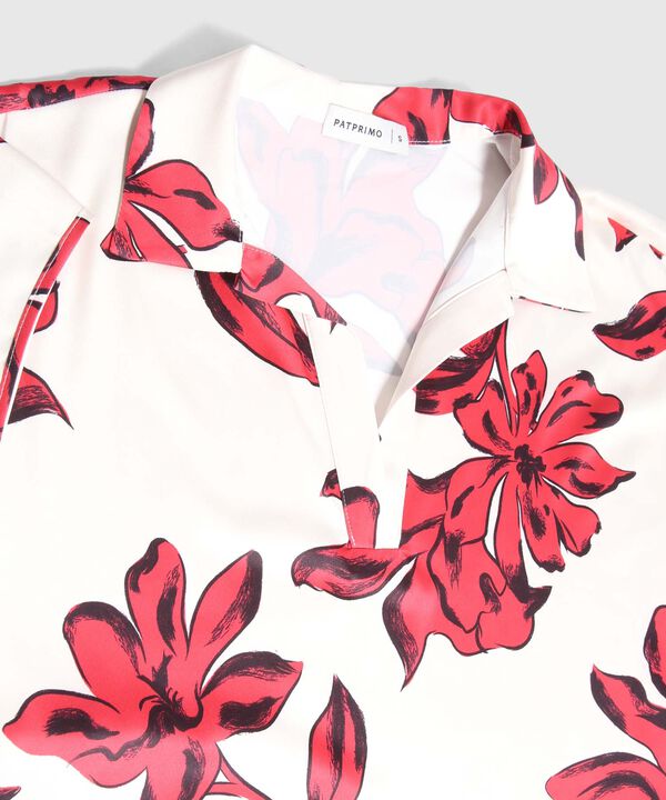 Blusa Manga Corta Estampada  image number null