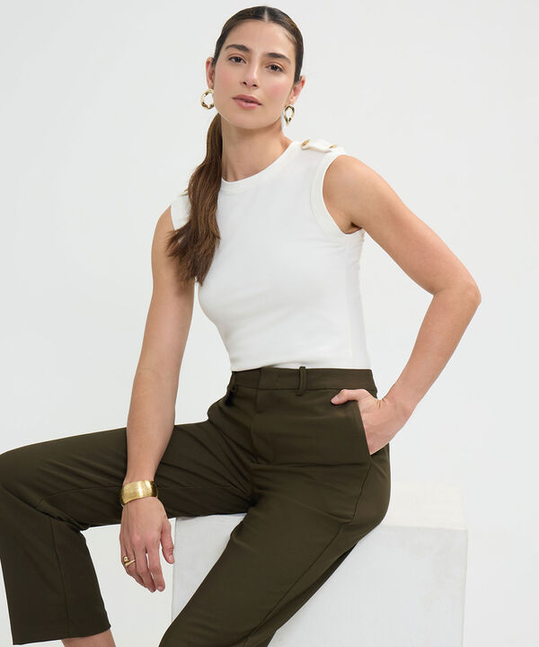 Pantalón Formal con Bolsillos