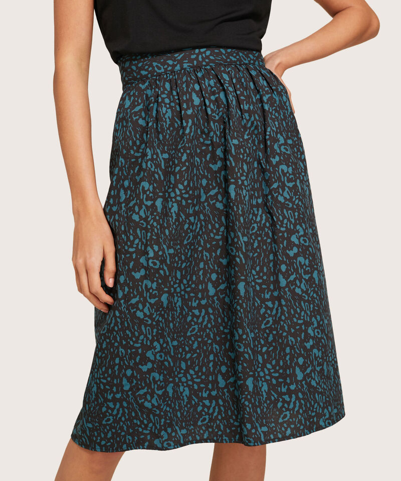 Falda Midi Estampada
