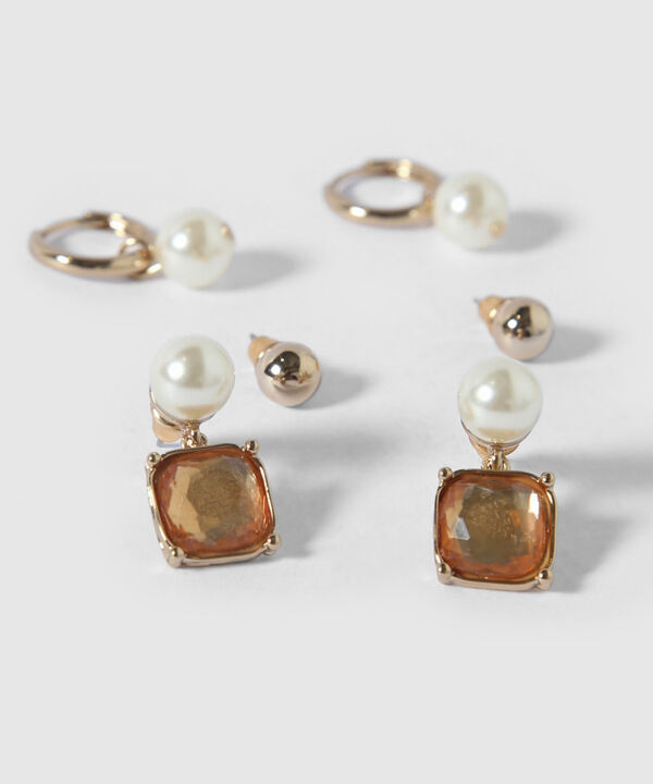 Aretes Set X 4 Pares De Aretes Ref. Kf231-0128-1 image number null