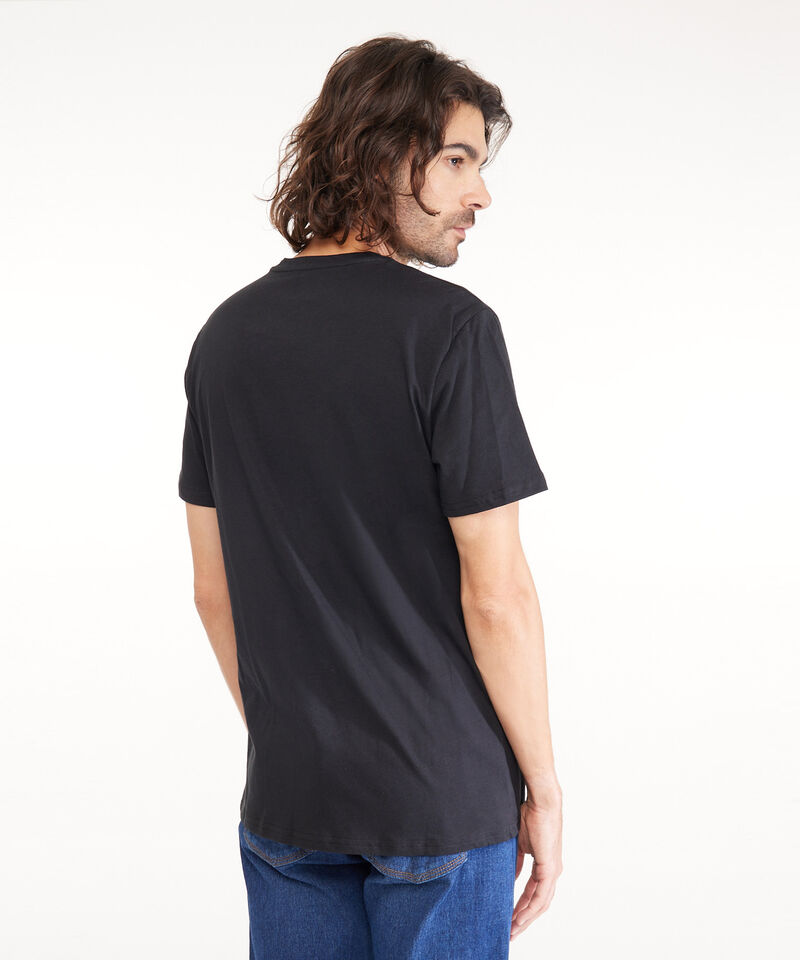 Camiseta Cuello Redondo  Con Estampado