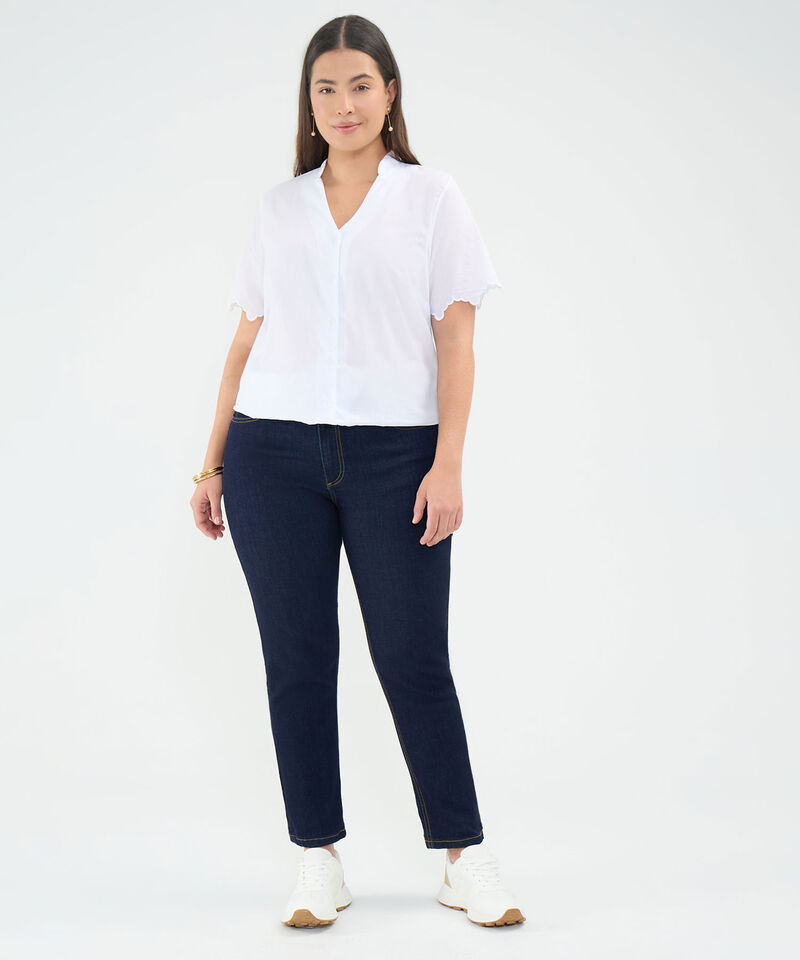 Jeans Slim Tono Oscuro