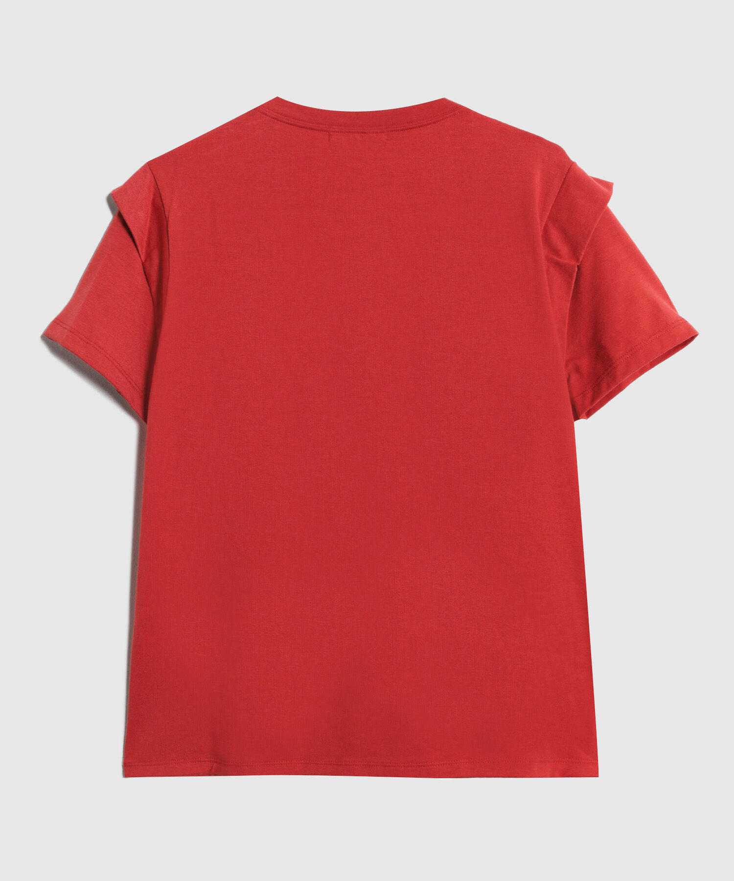 Camiseta Para Mujer Hombro Caído Minimalista y Versátil