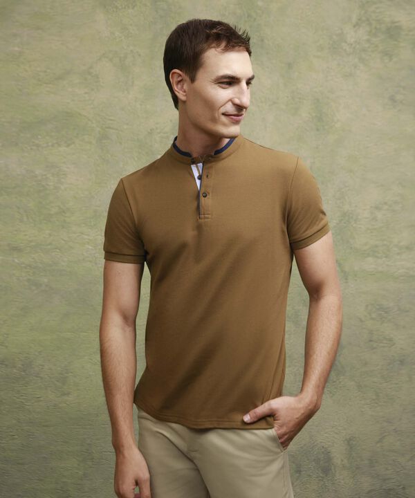 Polo Cuello Mao En Bloques image number null