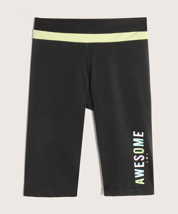 Leggings Corto Con Cortes image number null