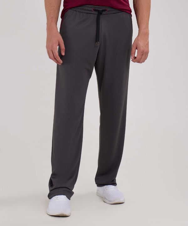 Pantalon Punto Con Cortes En Contraste