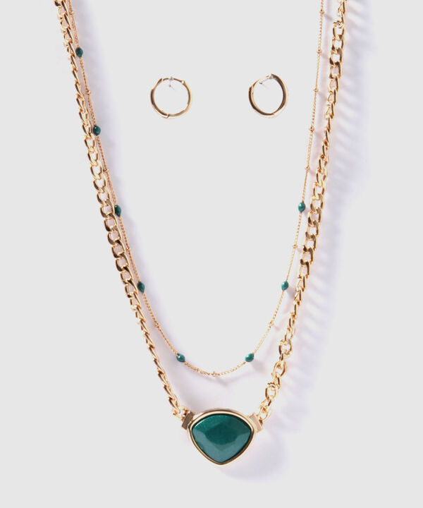 Set De Collar Y Aretes