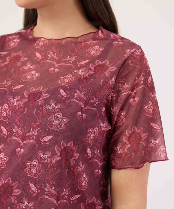 Camiseta Valiana Manga Corta Para Mujer image number null