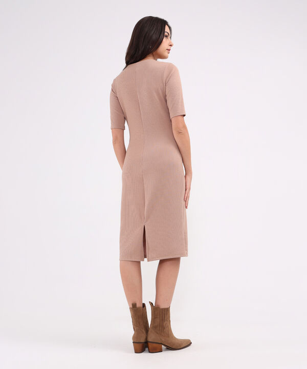 Vestido  Mangas A Codo.